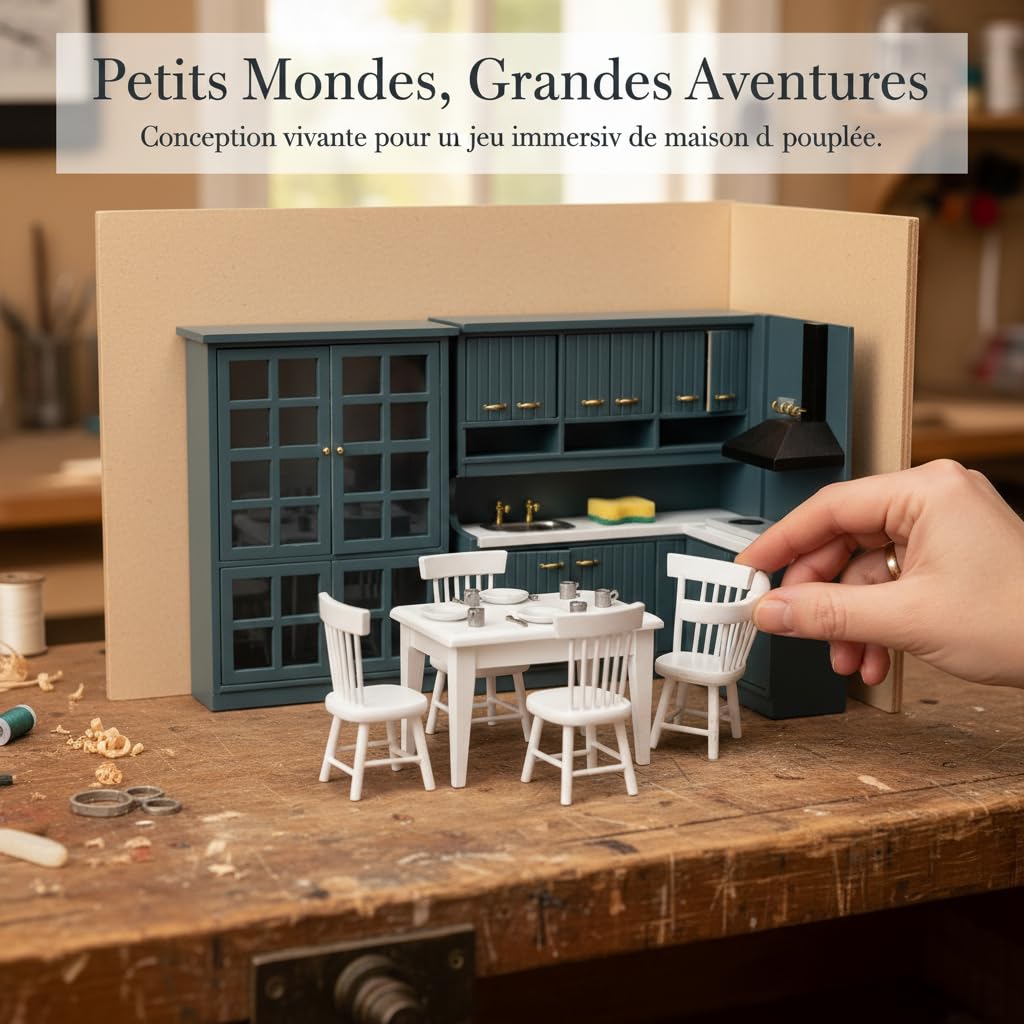Mobili Casa Bambole Legno :12, legno di betulla, mobile, tavolo, met, plastica, stile country americano, bancone con lavello, style to 1