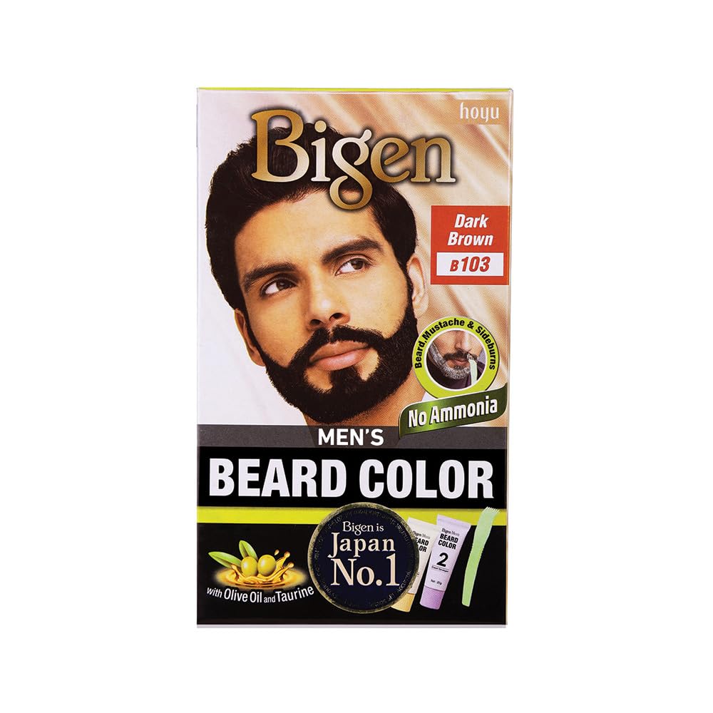 Bigen Men’s Beard Colour B103 Dark Brown – Beard & Moustache Colour