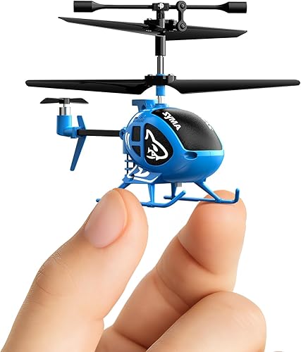 Miniatura 10 de SYMA Mini helicóptero RC S100 con estabilizador de giroscopio, retención de altitud, 3.5 canales, tiempo de vuelo de 5-7 minutos, helicóptero
