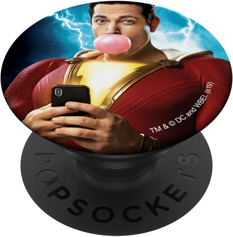Shazam! Movie Bubblegum Poster PopSockets MagSafe PopGrip for iPhone
