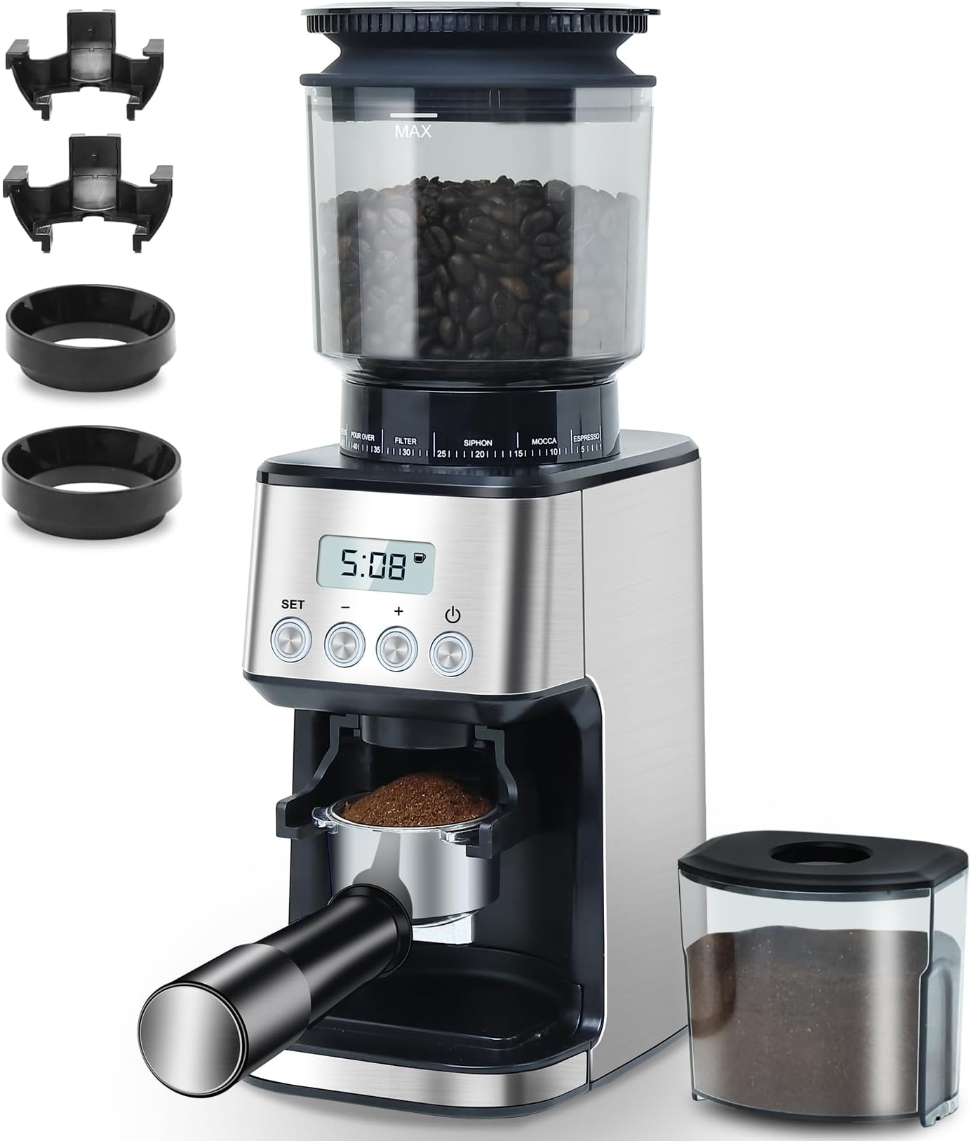 Sage Smart Grinder Pro, SCG820BTR, Black Truffle Amazon.co.uk Home
