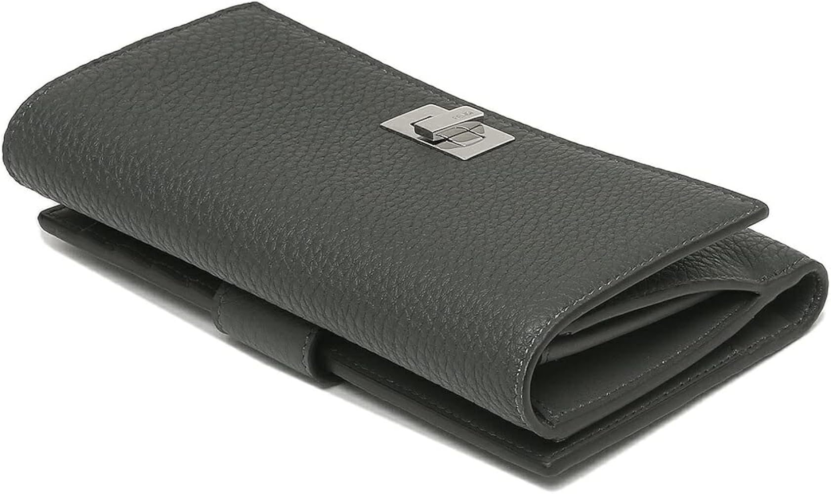 Amazon | [フェンディ] 長財布 ピーカブー グレー レディース 8M0437