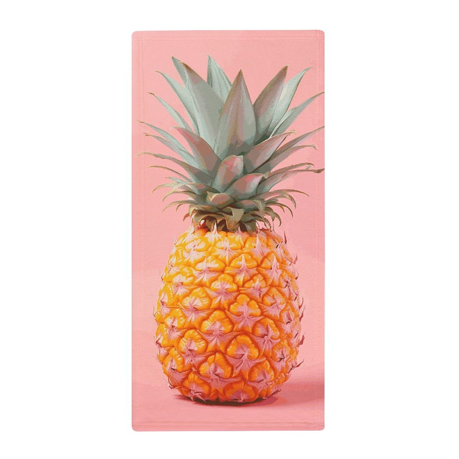 Serviette de bain à séchage rapide motif ananas pour le sport