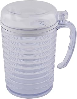 Plastic Wavy Circle Kitchen Oil Vinegar Seasoning Bottle 600ml Capacity Clear (id: 05b 0fd 0fb 593 982