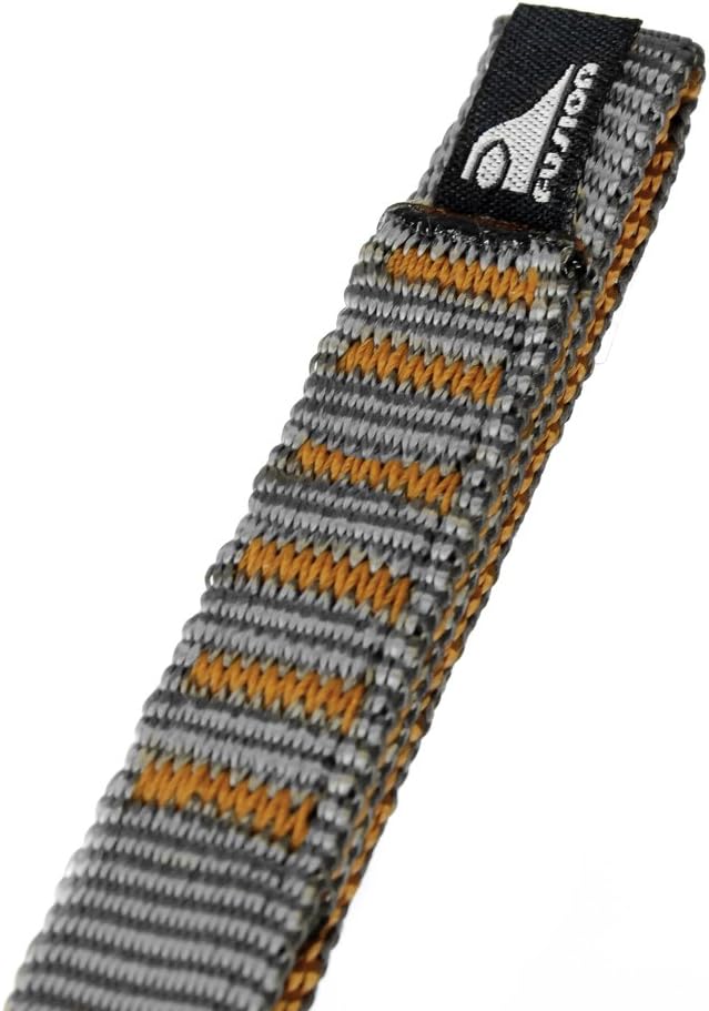 Fusion Climb Quickdraw Runner 5000 lbs Rated Stitched Loop Nylon Webbing 20cm x 1.7cm Tan/Orange, 20' : Sports & Outdoors