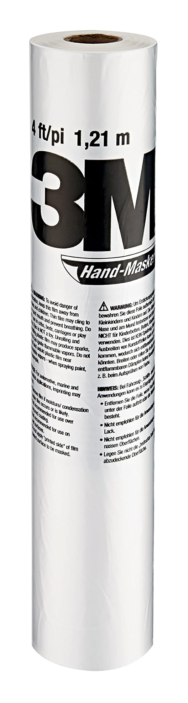 3M Hand-Masker Contractor's Plastic Film, 48" in x 180' Feet, Unfolds to Full Width, Contains Job Site Dust & Overspray, For Painting, Drywall Texturing, Wall Finishing & Floor Standing, 1 Roll (CP4) by 3M - Image 2
