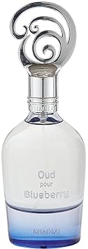Khadlaj Oud Pour Blueberry Eau De Parfum Spray, 3.4 Ounce Unisex