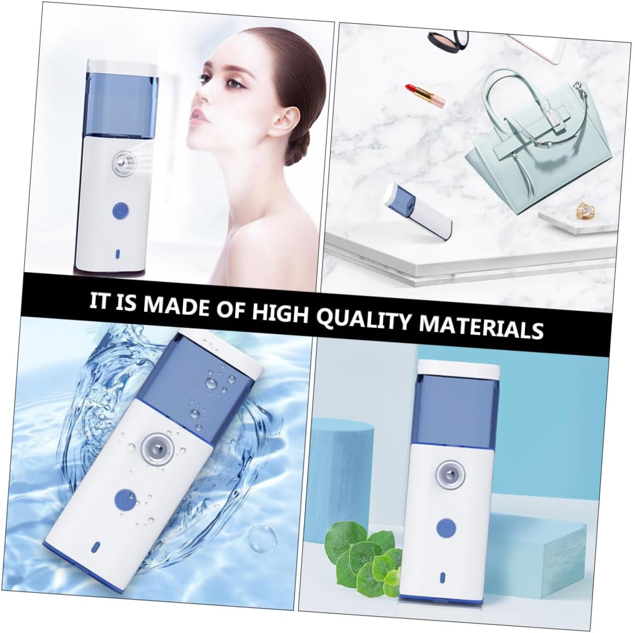 PartyKindom Nano Spray Hydration Device Facial Steamer Spa Kit Humidifier for Bedroom Portable Face Mister Facial Nanometer Sprayer Home Steamer for Women