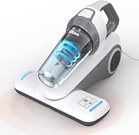 Dibea UV-10 Matrac Porszívó 10000 Pa 300W UV Lámpával - Poratka Eltávolító Ágymattress Tisztító HEPA Szűrővel, 400ml Portartály, Allergiások 1