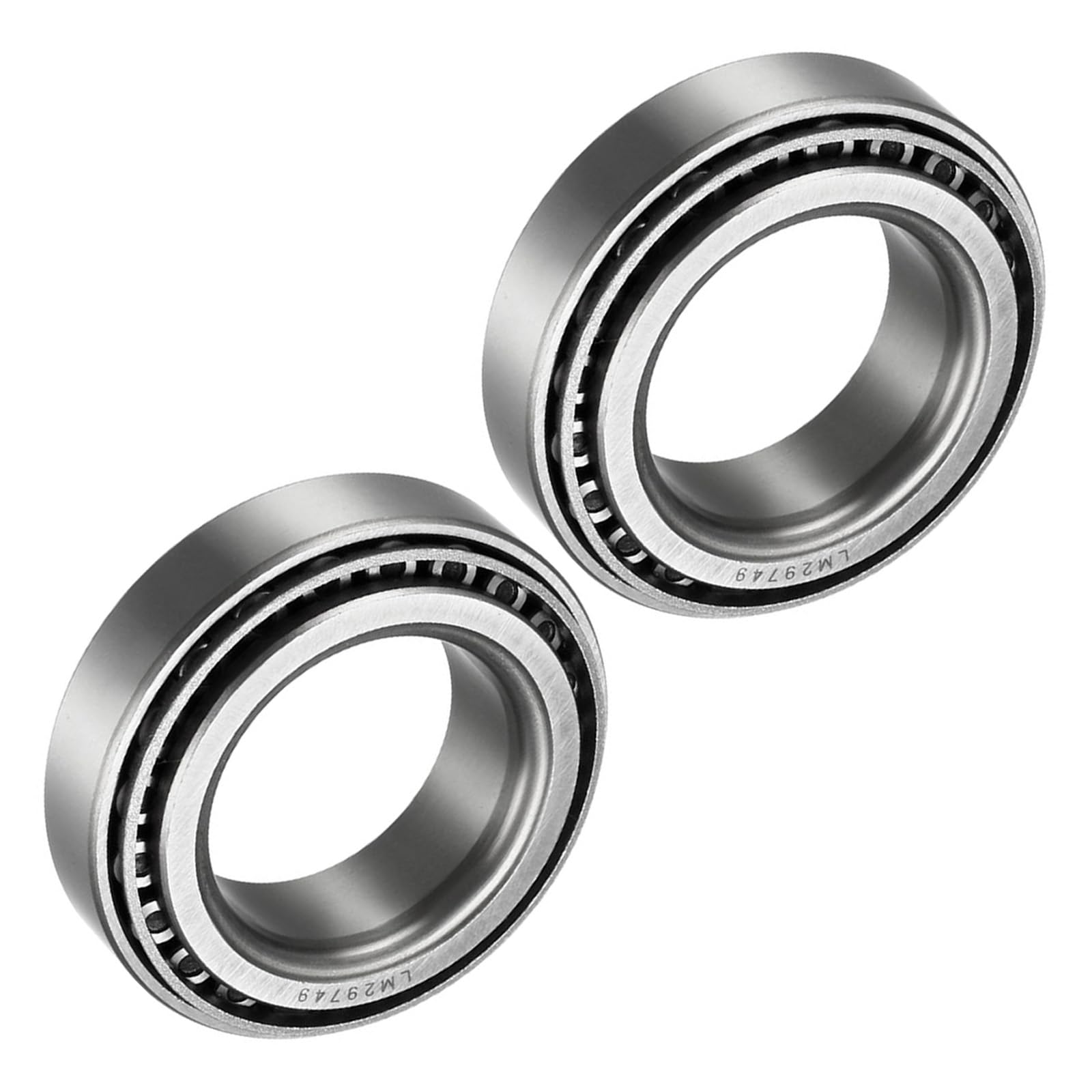 Kozelo 2pcs LM29749/LM29710 Tapered Roller Bearing - [1.5 Inch x 2.5625 Inch x 0.71 Inch] Chrome Steel Bearing Cone and Cup Set for Conveyor System