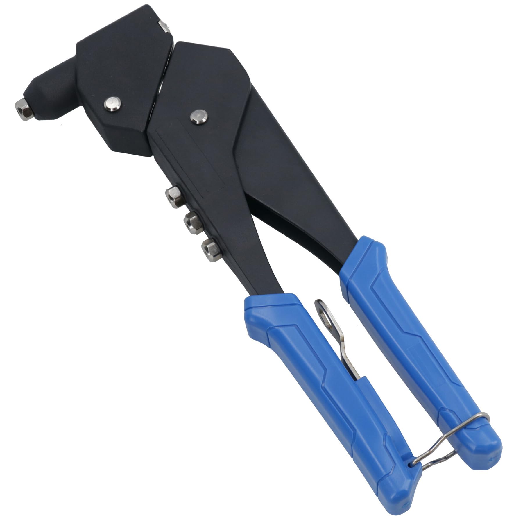 Ab Tools Blue Heavy Duty Swivel Head Pop Riveter Pot Rivet Hand Gun Handle Te021