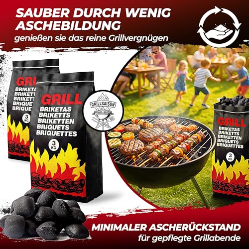 Deuba Holzkohle Grillkohle Holzkohlebriketts Holzkohlegrill Grill-5
