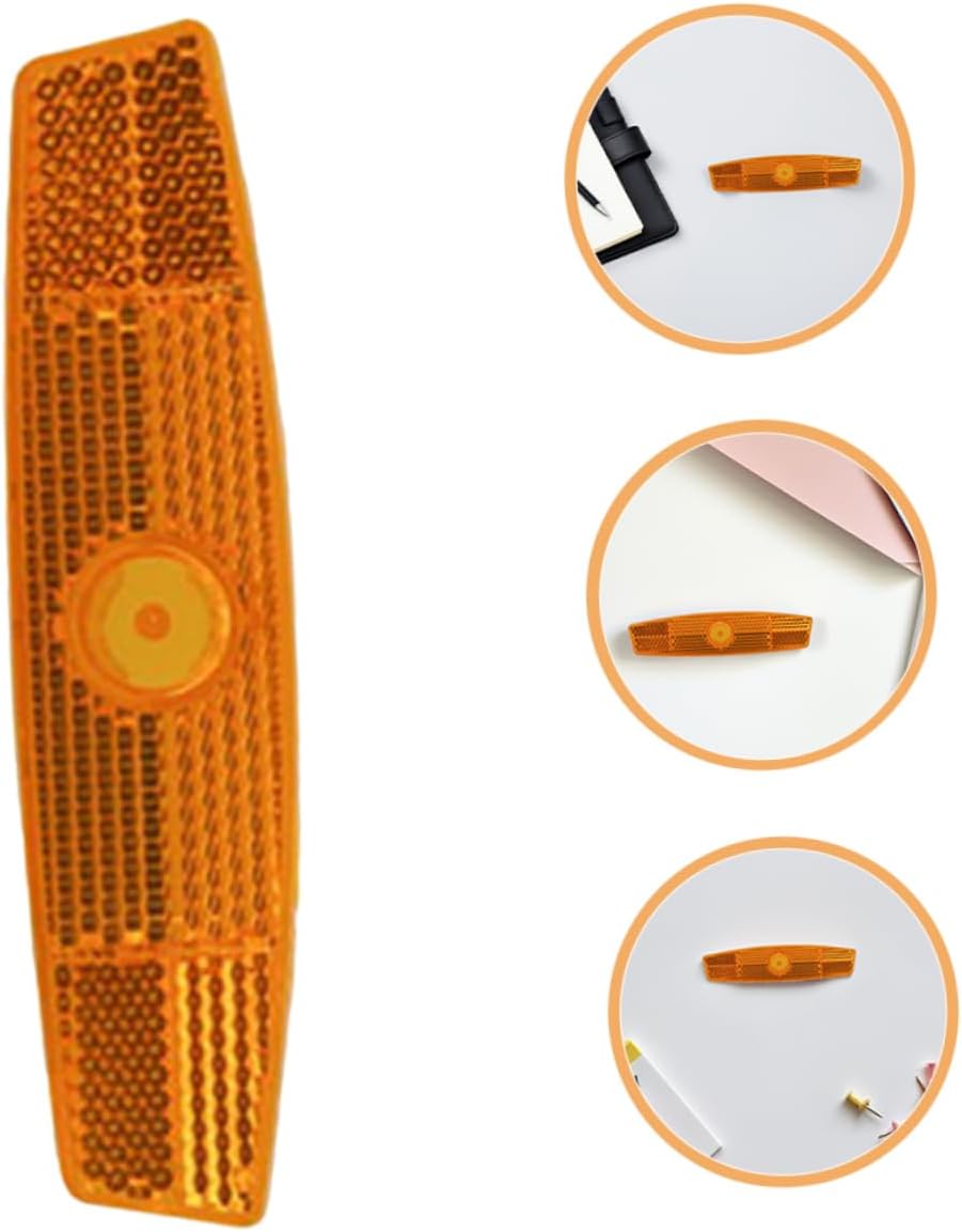 Mipcase 15pcs Reflector Front Rear Reflectors High Visibility Night for Mountain Biking Includes Reflective Strips and Tail Light