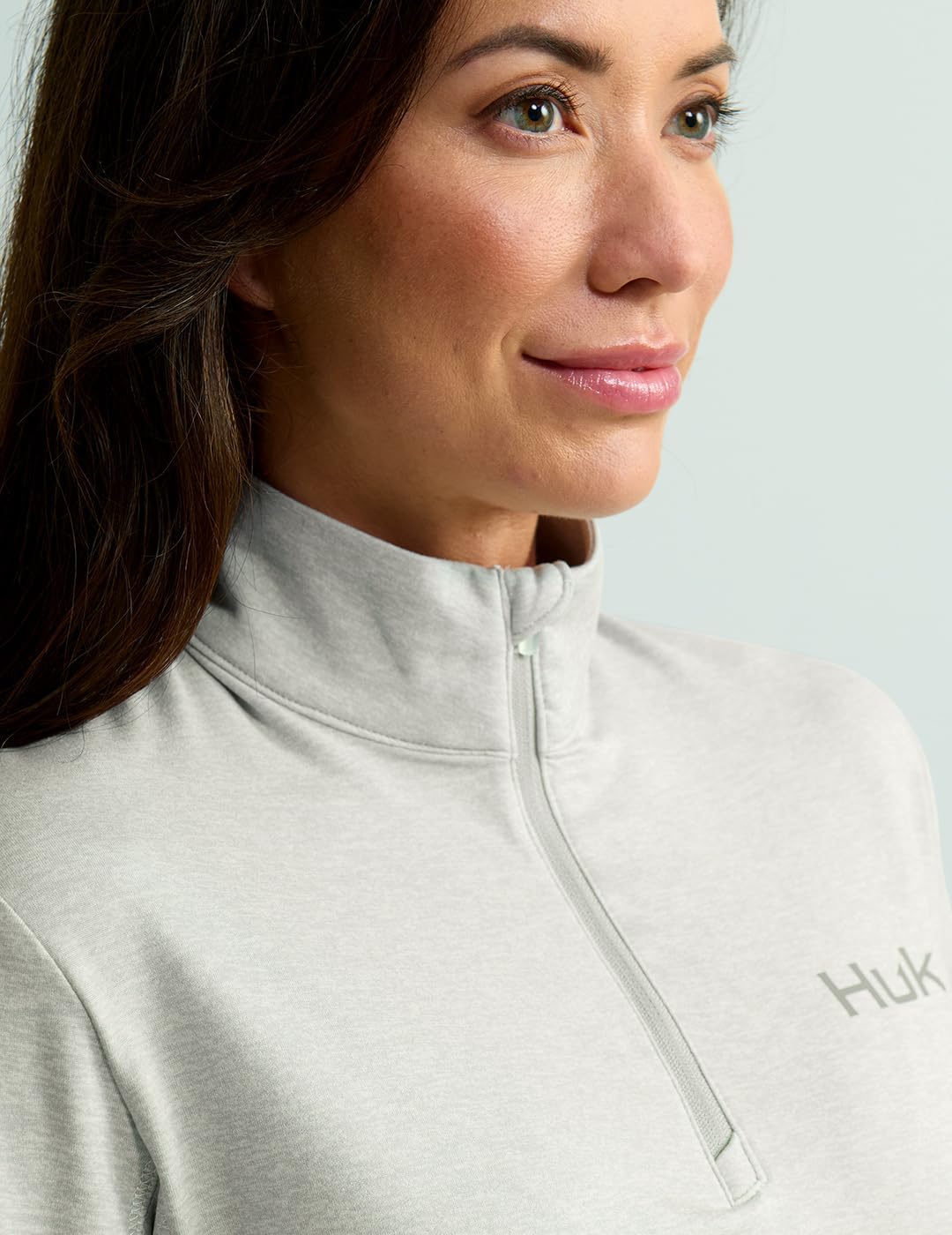 HUK womens Coldfront+ 1/4 Zip, Performance Fishing Jacket for Women - Image 3