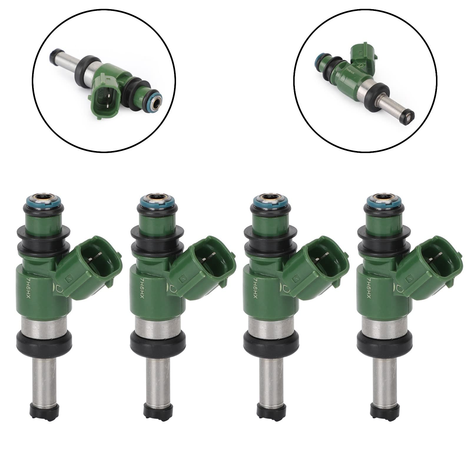 4 inyectores de Combustible 3B4-13761-00-00, para Yamaha Grizzly YZ450F 450/550/700