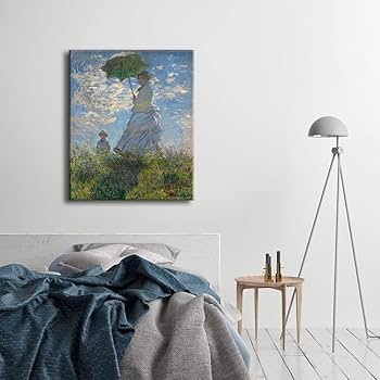 Amazon.com: Wieco Art Woman with a Parasol Madame Monet and