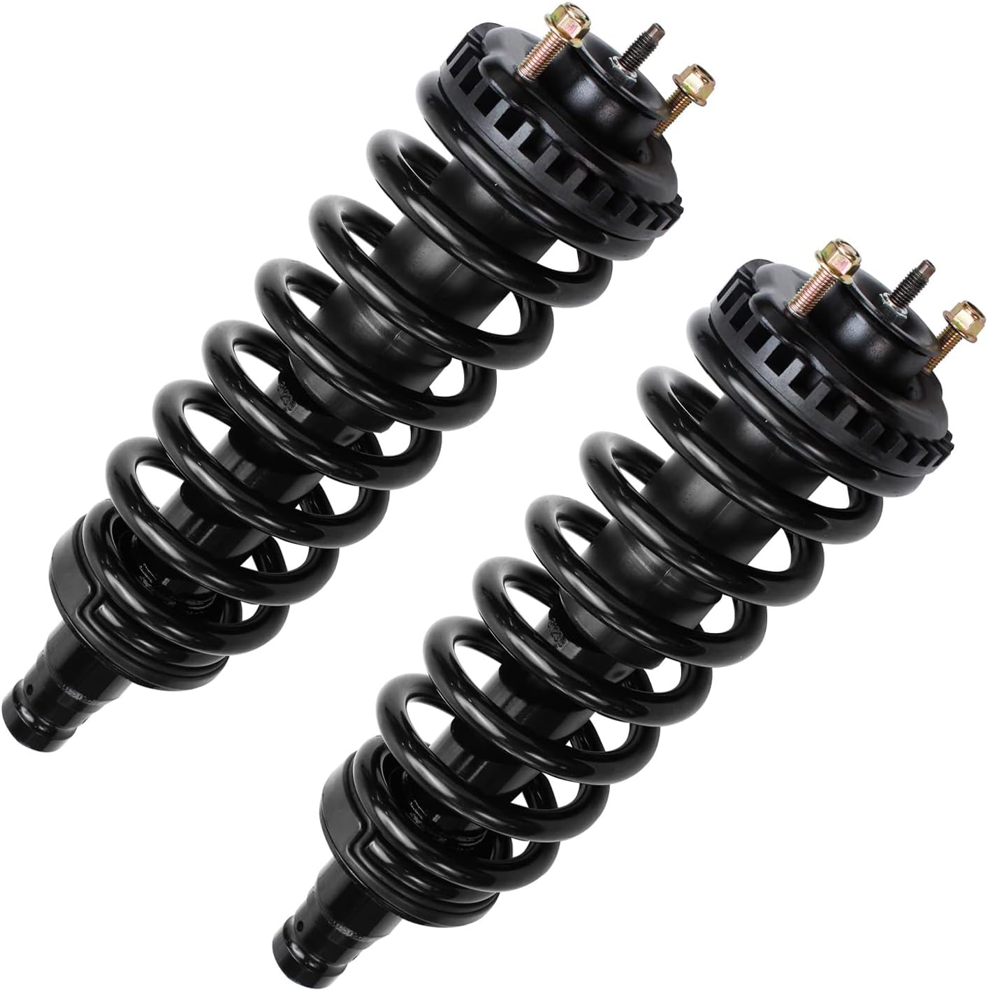 Detroit Axle - 4.2L Front End Suspension Kit for 2004-2007 Chevy Trailblazer GMC Envoy, Lower Control Arms w/Ball Joint Struts Wheel Bearing Hubs Upper Ball Joints Sway Bars Tie Rods Replacement