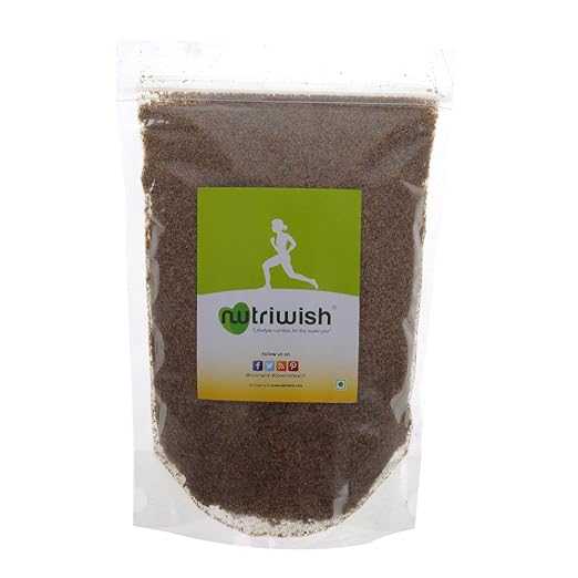 Nutriwish Flax Seed Powder 500 gm | Rich in Fibre and Omega 3 | Diet Food