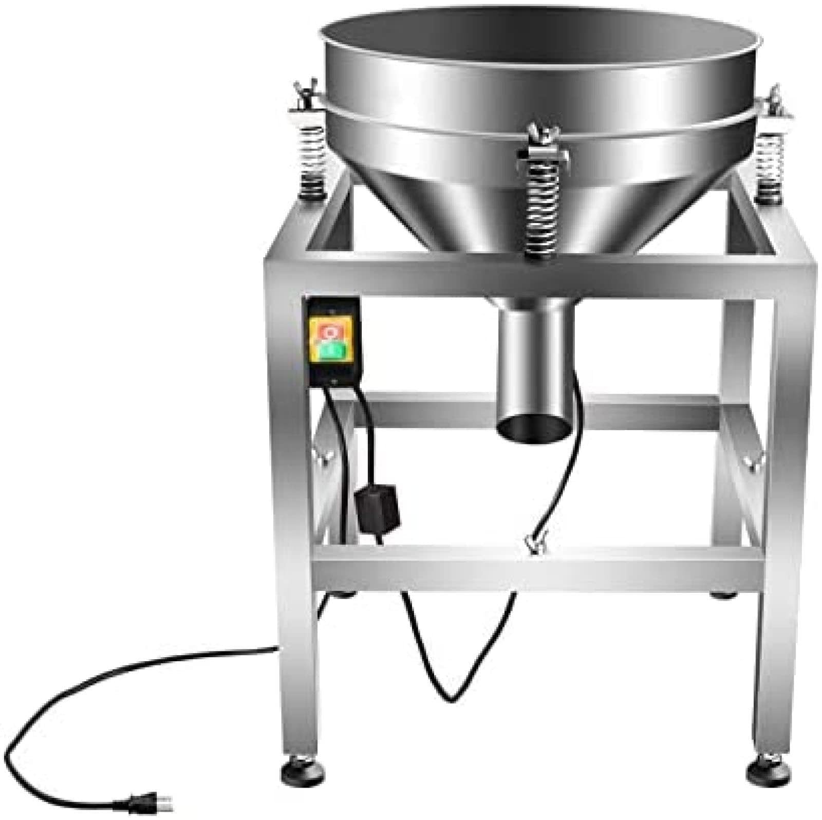 Automatic Sieve Shaker Vibrating Machine 40 Mesh 100 Mesh,Commercial Automatic Electric Sifter Shaker Machine, Flour Sifter for Flour Powders