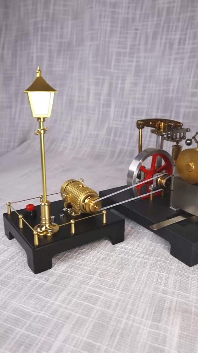 Mini Retro Dampfgenerator Mit Straßenlaterne – Lernspielzeug Für Dampfmaschinen-Modelle Mini Retro Dampfgenerator Mit Straßenlaterne – Lernspielzeug Für Dampfmaschinen-Modelle