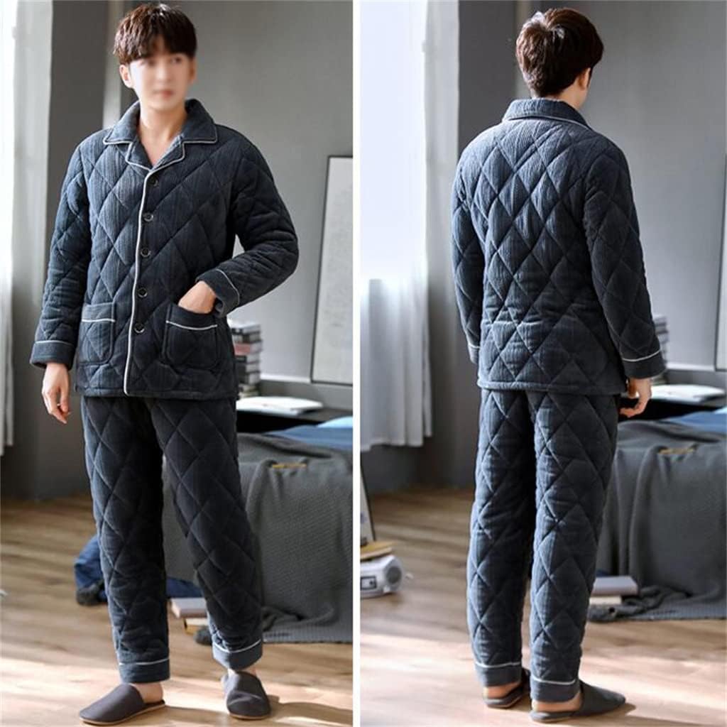 Pajamas Male Winter Thickening And Velvet Coral Flannel Autumn