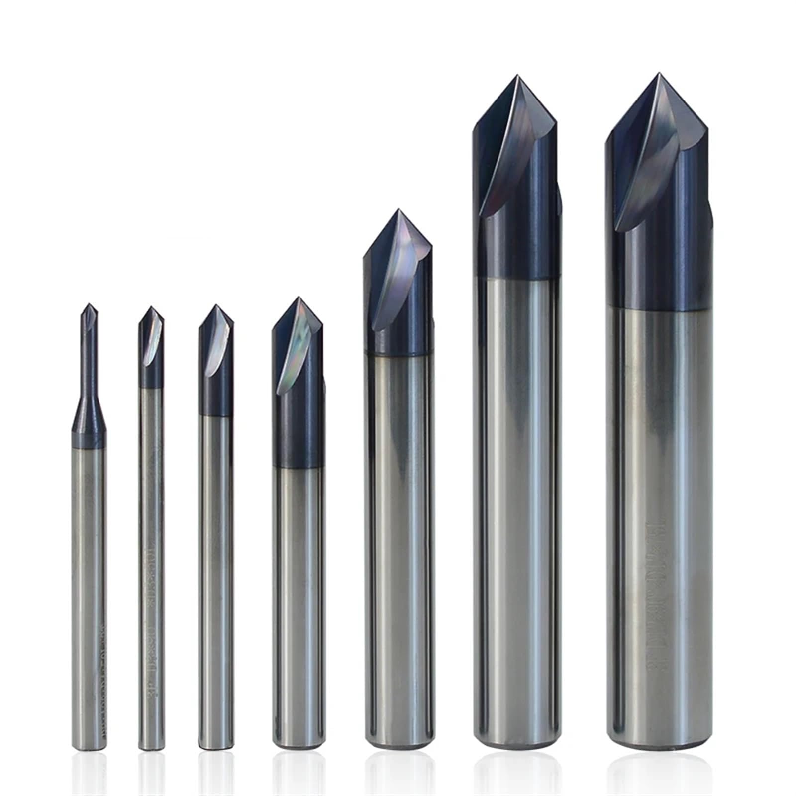 Zyzzsrhzyz 2Xd4x120degrees 120 Degrees Chamfer Mill 3 Flute Carbide Endmill Deburring Edges Router Bit 2-12Mm Milling Cutter(2Xd4x120degrees)