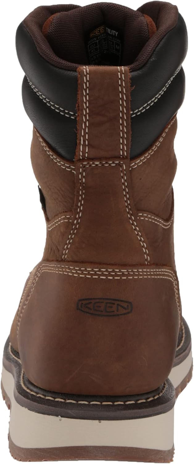 KEEN Utility mens Cincinnati 8” Waterproof Composite Toe Wedge