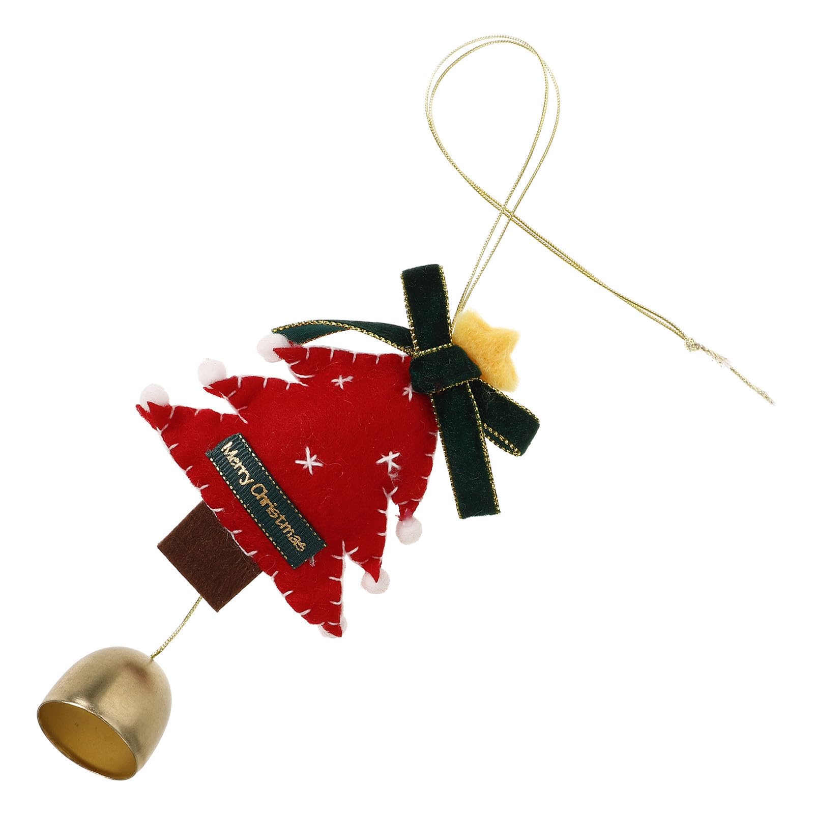 Toyvian 5 Piezas Adorno Colgante de Navidad Hecho a Mano en Lana para Árbol