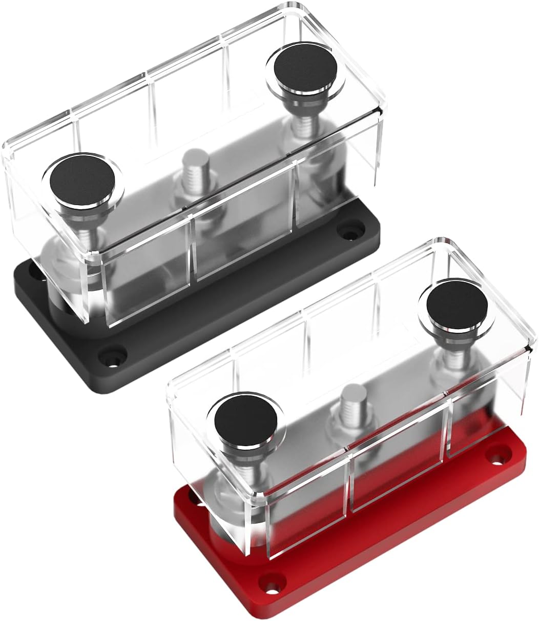 Bo&icirc;te &agrave; Fusibles DC 12V 24V 4 Voies, Circuit 40A, Voiture, Remorque