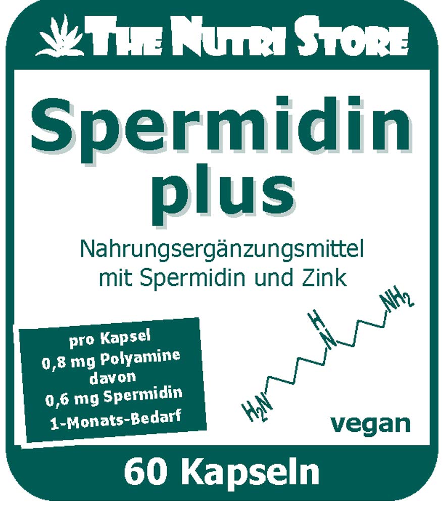 Spermidin plus vegane Kapseln 60 Stk. mit Zink