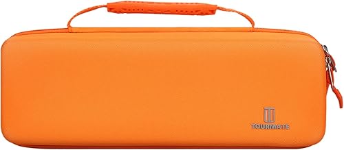 Miniatura 3 de Estuche rígido de almacenamiento para Greatever Dry Snorkel Set, estuche de viaje para máscara de buceo antivaho, solo funda (naranja)