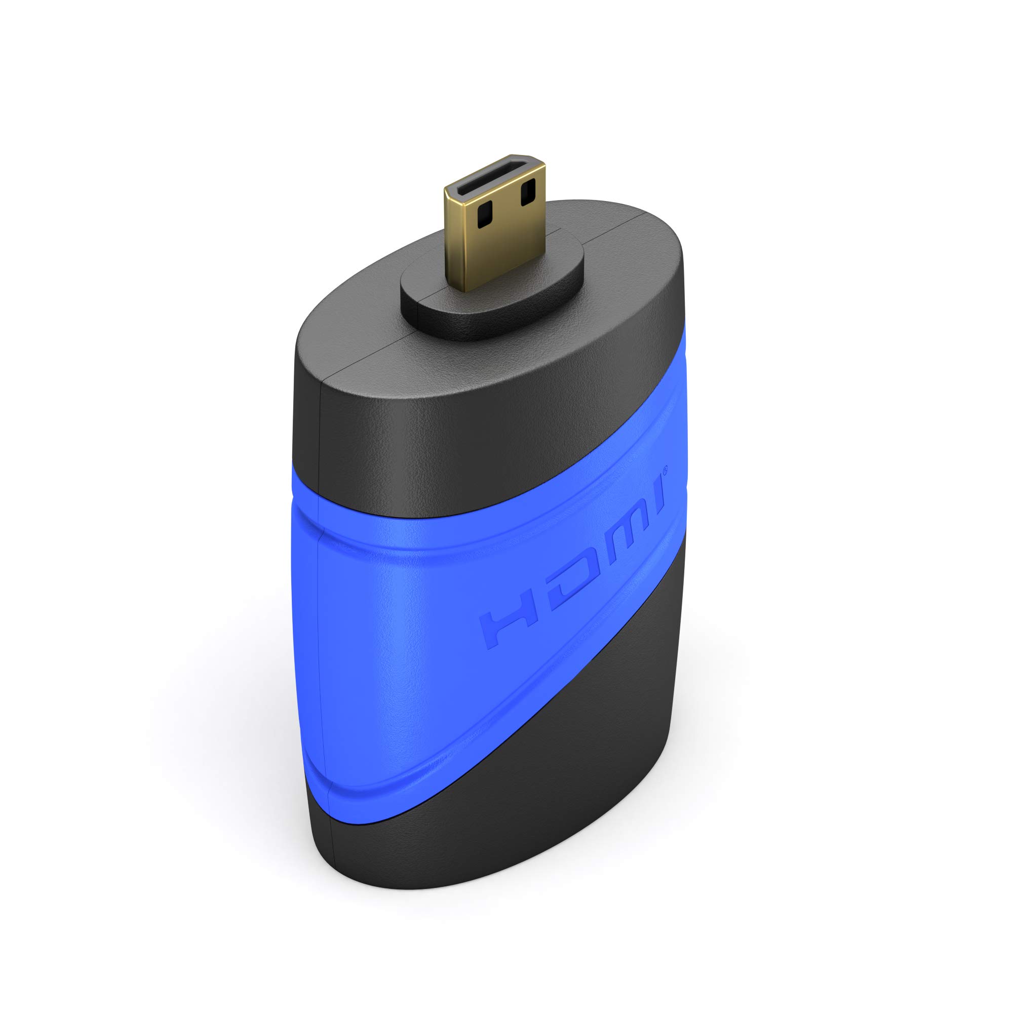 KabelDirekt – Adapter Micro-HDMI (gniazdo HDMI > złącze Micro-HDMI, High Speed HDMI) – TOP Series