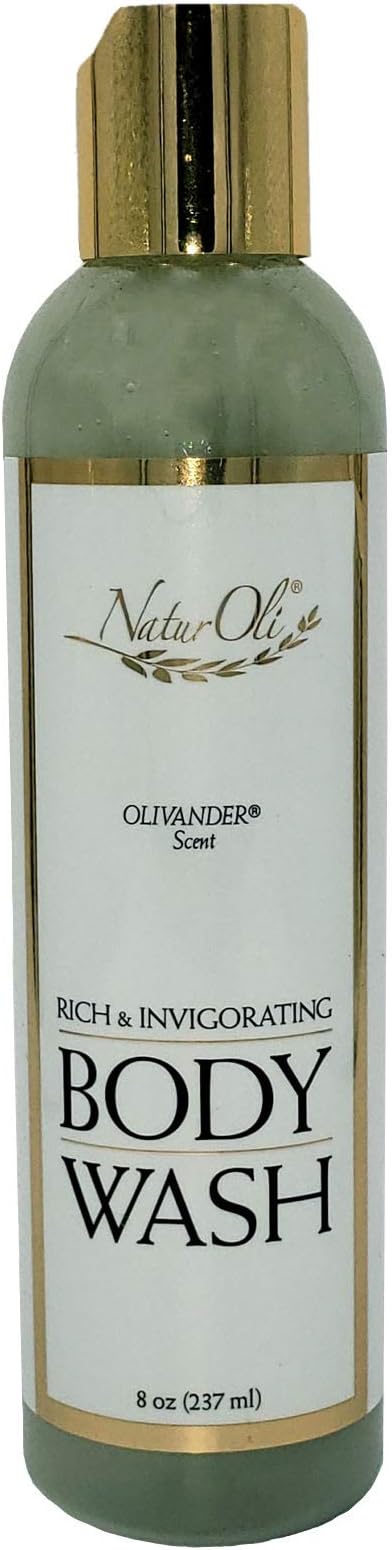 Rich & Invigorating Body Wash - 8oz - Award winning formula! Natural unisex scent - Sulfate & Gluten free! - Made in USA!