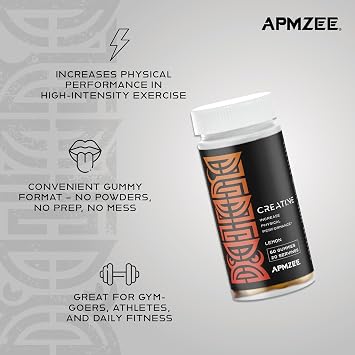 Creatine Gummies Monohydrate – Powder & Tablet Alternative | 3000mg