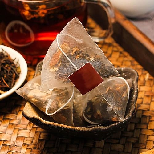 Miniatura 2 de Chenpi Pu'er Tea 7.05 oz (0.14 oz × 50 paquetes) Cáscara de mandarina Pu 'er té Citrus Pucha Cítrico verde Pequeño bolsa de té de cáscara de naranja