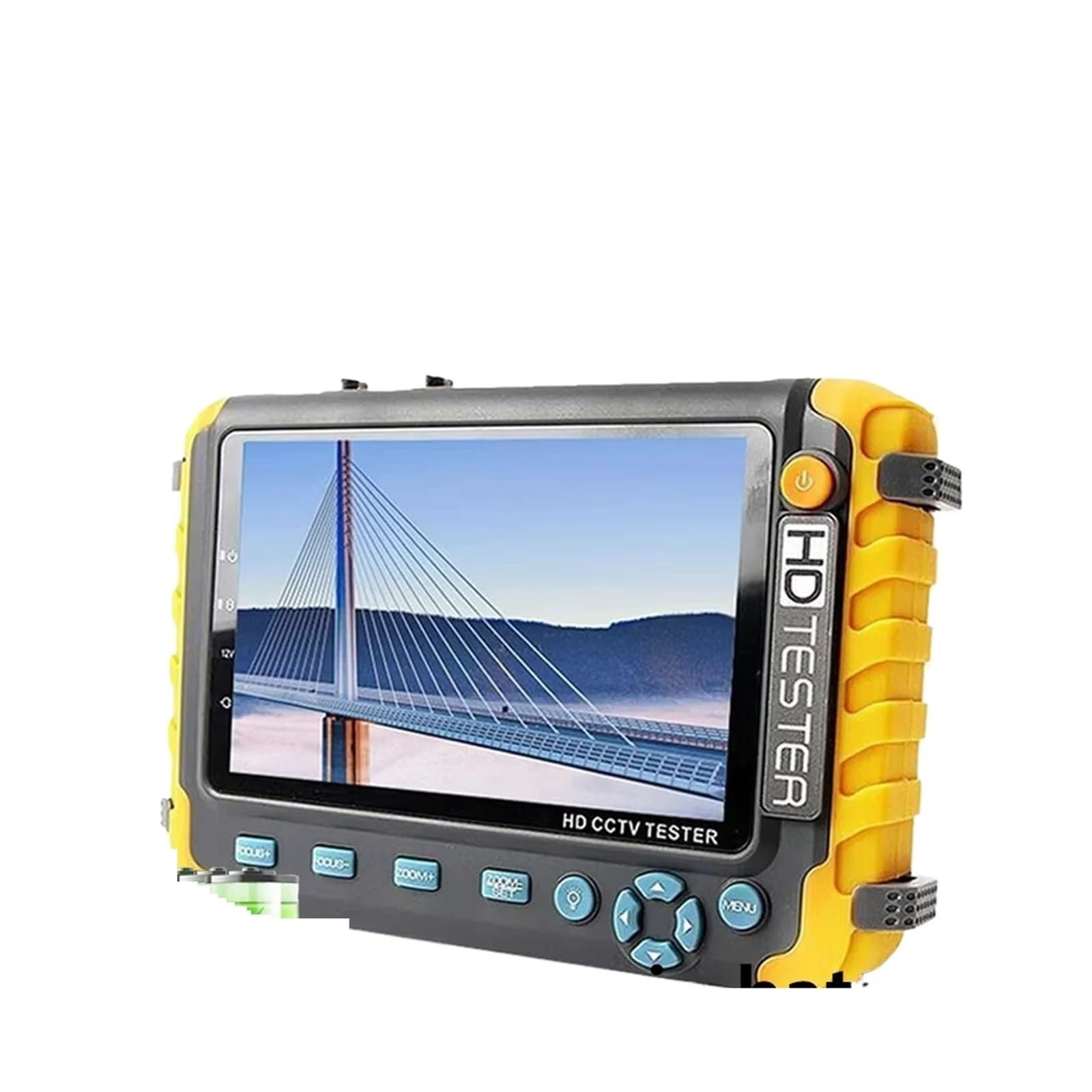 CCTV Tester, 8MP CCTV Security Camera Tester IV8W 5Inch Monitor AHD/CVI/TVI CVBS Analog Cameras VGA Input(8W with battery)