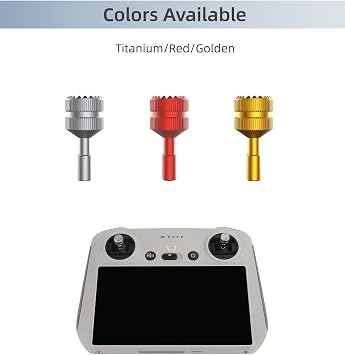 Remote Control Joystick for DJI Mini 3 Pro DJI RC Remote Control with Screen Joystick Rocker CNC Aluminum Alloy (Gray)