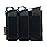 EXCELLENT ELITE SPANKER Tactical Open Top Double/Triple Pistol Mag Pouch for Glock M1911 92F Magazines 40mm Grenade(Black)