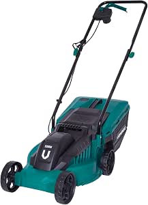Tondeuse Gazon Électrique VONROC 1300W - Largeur Coupe 32cm - Bac 30L - Hauteur Réglable 30-70mm
