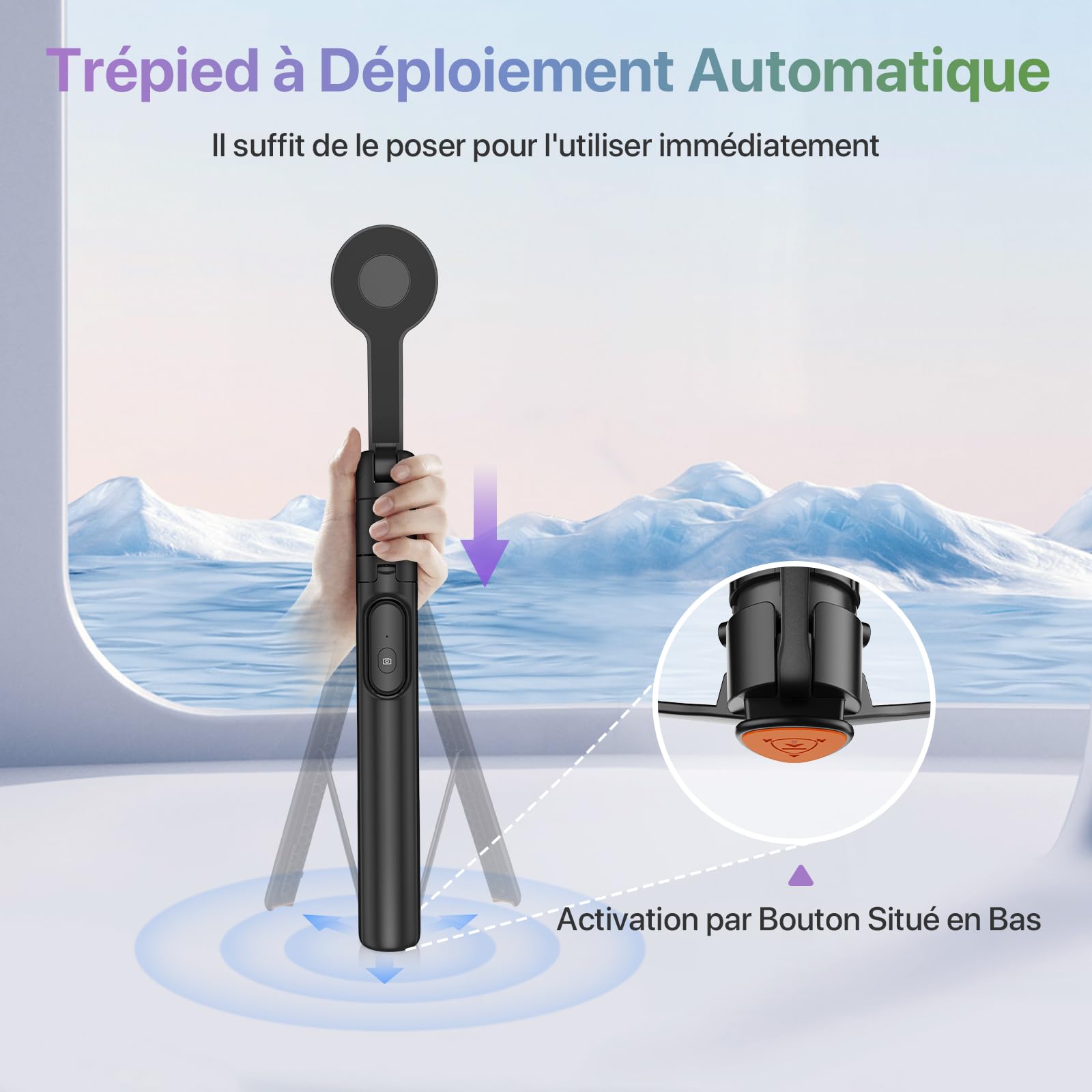 Moman Trepied Smartphone 167cm