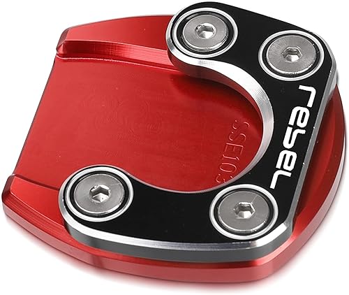 Soporte lateral de motocicleta para Rebel CMX300 CMX500 2017-2023 para Rebel 500 300 2017-2023 rojo