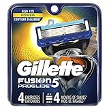 Gillette Fusion ProGlide Manual Men's Precision Trim Razor Blade Refills, 4 Count