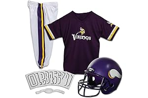Franklin Sports NFL Youth Football Uniform Set: The Perfect Vikings Gift for Young Football Enthusiasts