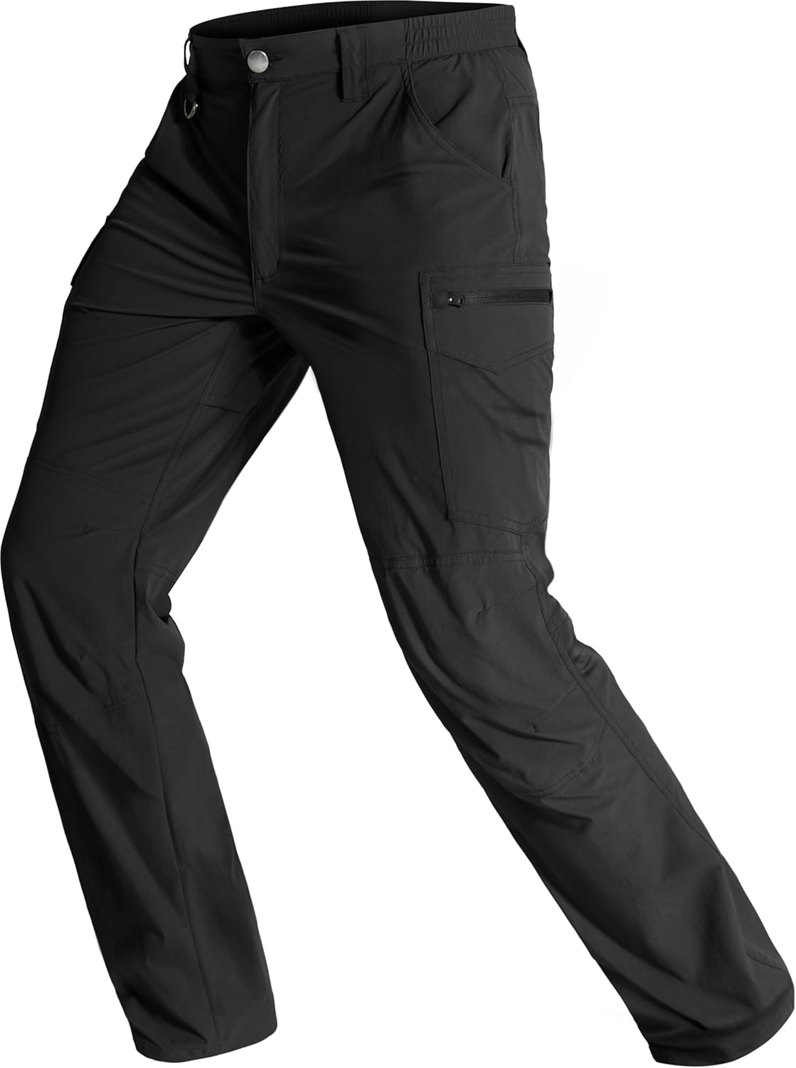 Men's Lightweight Hiking Pants Water Resistant Quick Dry Breathable Stretch Outdoor Travel Fishing Cargo Work Pants