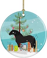 Vista 80 de Caroline's Treasures Bactrian Camel Adorno de cerámica de Navidad, decoración colgante de árbol de Navidad verde azulado para el hogar, vacaciones