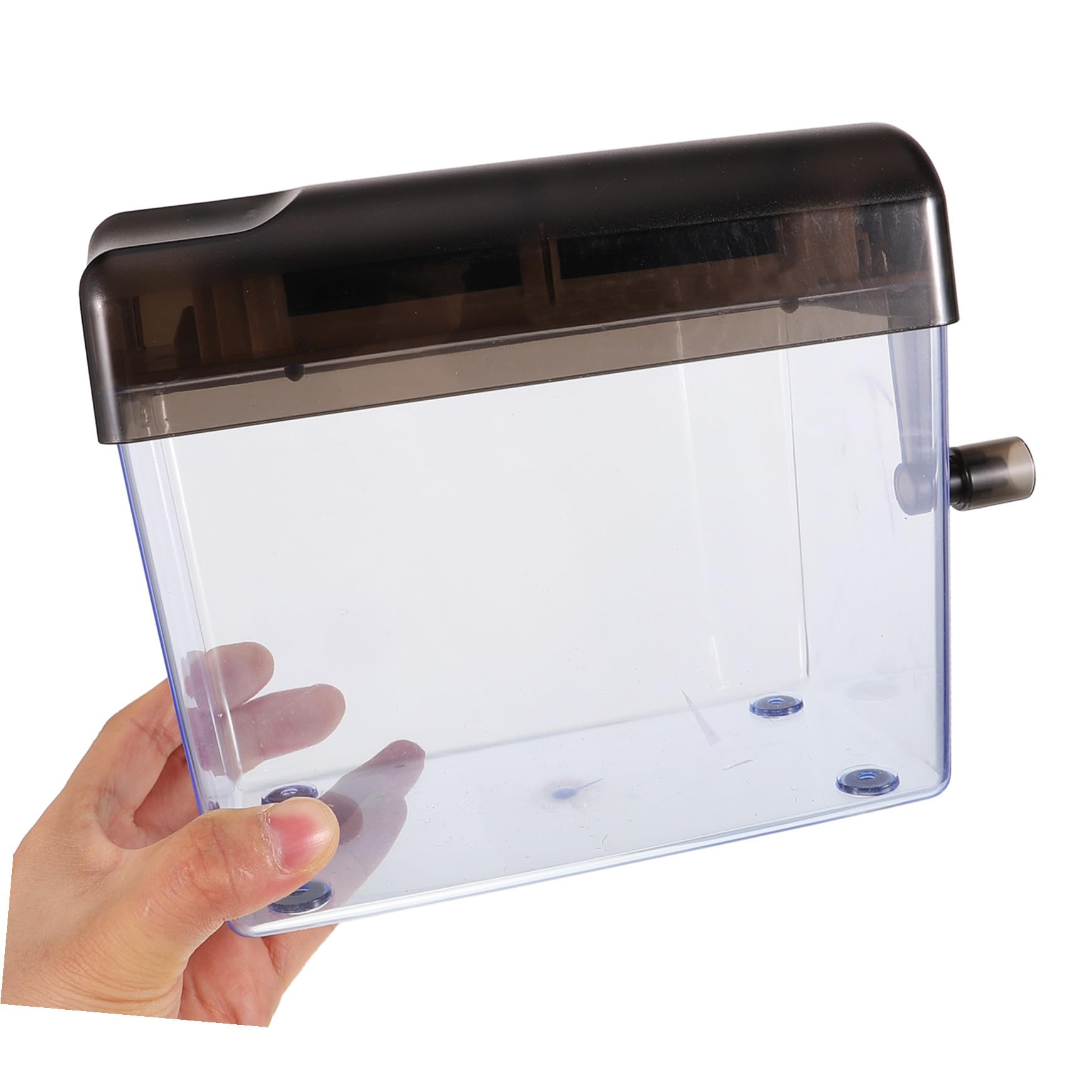 Homoyoyo Distruggidocumenti Manuale Portatile per Uso Familiare Protezione Secondaria File, Materiale Abs Resistente e Design Semplice per Scrivania Ufficio e Casa