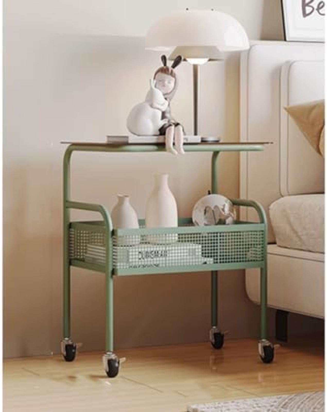 Amazon.co.jp: ワゴン キャスター付き キッチン テーブル ラック 本