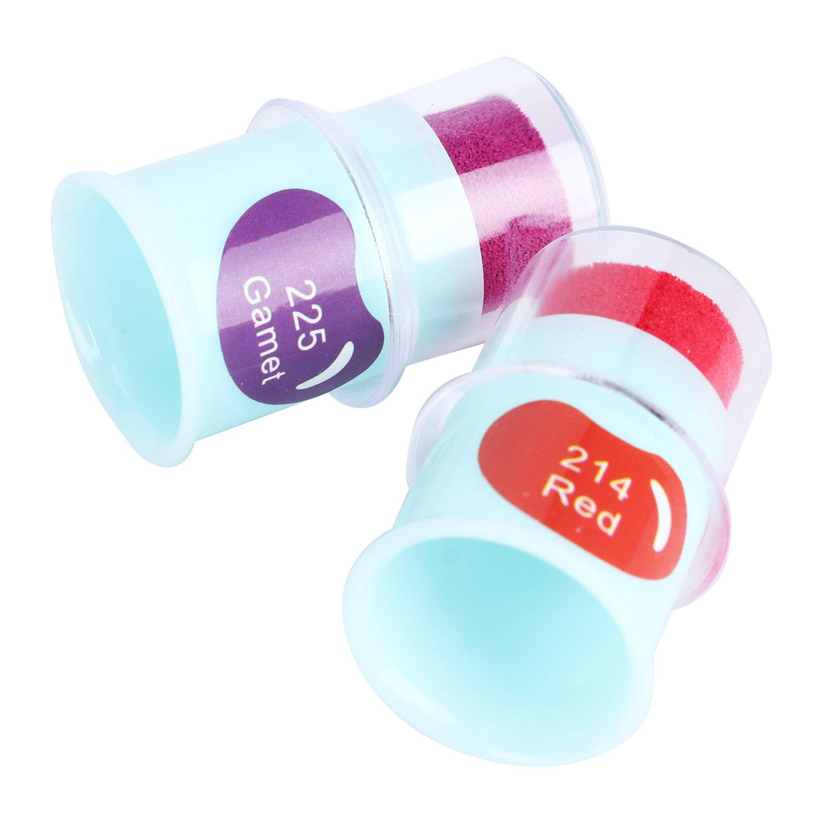 Set di tamponi per inchiostro da dita da 35 colori, non lavabili, brillanti, per timbri fai da te, per progetti artistici creativi su carta, stoffa, legno, argilla, ABS, sp