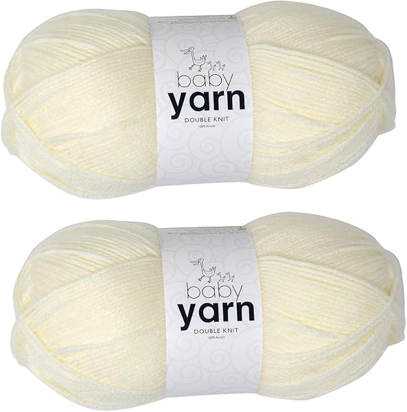 KORBOND DK Black Yarn - 100g Acrylic Wool - Lightweight, Hypoallergenic & Durable Double Knit Crochet Yarn Knitting Wool (290m Total) - 5