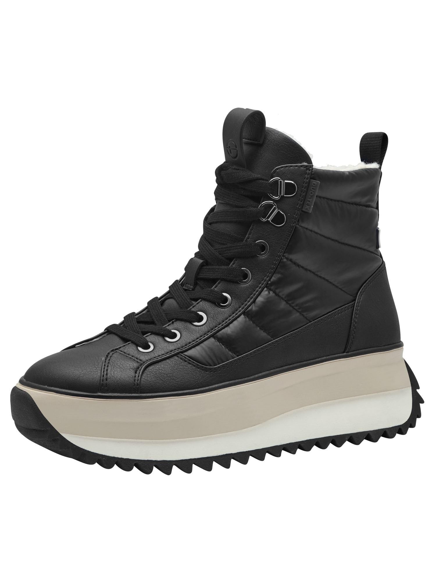 Tamaris Women's Black Lace-Up Boots,, Lace Ankle Boots For Women Size 6 Uk